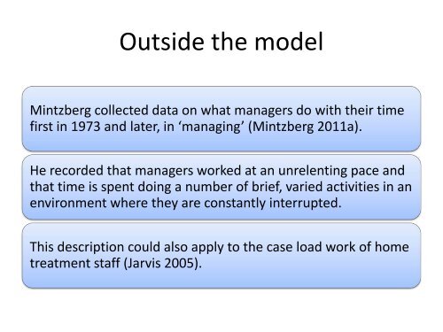 Using Mintzberg's Configuration Model To Review The ...