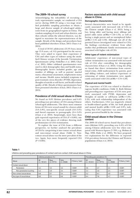 Nov 2013 - Royal College of Psychiatrists