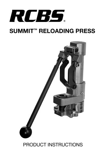 SUMMIT™ RELOADING PRESS - RCBS