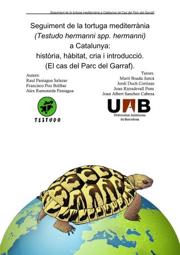 Seguiment de la tortuga mediterrània (Testudo hermanni ... - Recercat