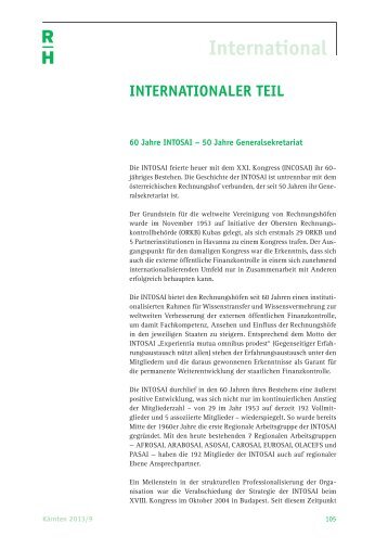 International - Der Rechnungshof