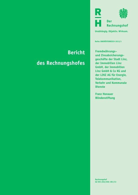 Oberösterrreich 2013/1 - Der Rechnungshof