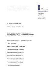 rechnungshofberichte gemeindequerschnitt – allgemeiner teil stadt ...