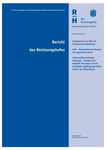 BMI - Der Rechnungshof