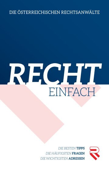 Mein Recht ist kostbar - Österreichischer Rechtsanwaltskammertag