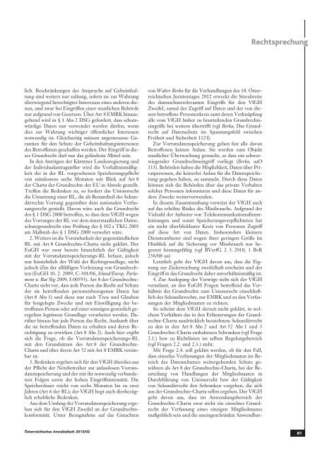 AnwBl_2013-02 43..98 - Österreichischer Rechtsanwaltskammertag