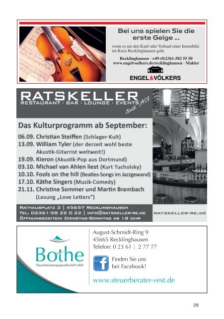 Theater- und Konzertprogramm - Stadt Recklinghausen