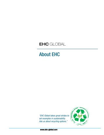500 million in Europe; 700 million in Asia. - EHC Global