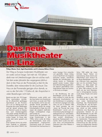 Das neue Musiktheater in Linz