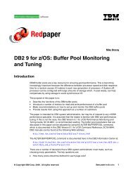 DB2 9 for z/OS: Buffer Pool Monitoring and Tuning - IBM Redbooks