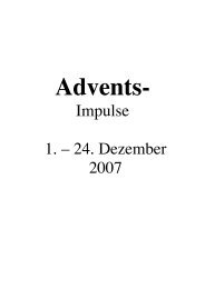 Advents-Impulse von Hans Jörg Fehle (pdf)