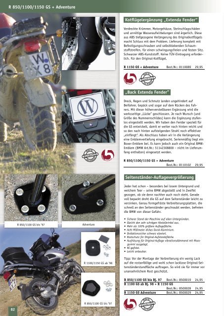 85–97 Design 98–127 Technik 128–131 Gepäck - REF Motorsport