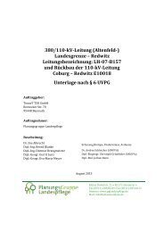 380/110 kV-Leitungsneubau Abschnitt Landesgrenze Bayern ...