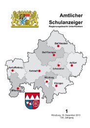 Schulanzeiger Januar 2014 - Regierung von Unterfranken - Bayern