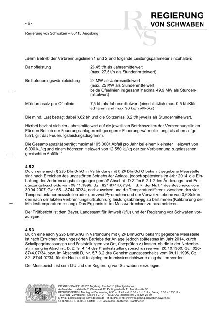 Regierung von Schwaben - Bayern