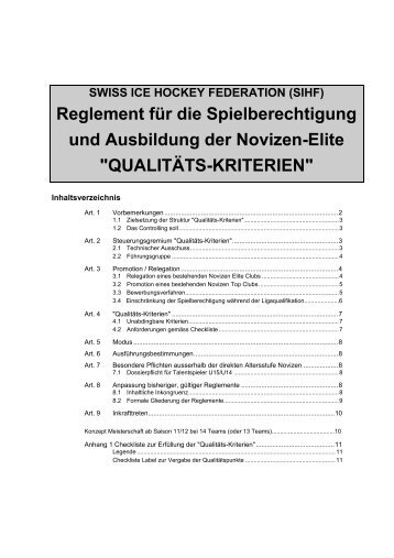Novizen Elite - Regio League - Swiss Ice Hockey