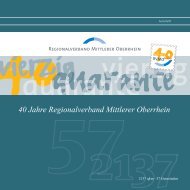 Festschrift 40 Jahre Regionalverband Mittlerer Oberrhein
