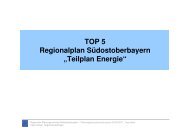 Teilplan Energie - Regionaler Planungsverband SÃ¼dostoberbayern