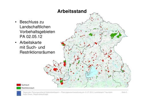 Windkraft - Regionaler Planungsverband SÃ¼dostoberbayern