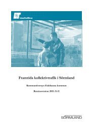 Framtida kollektivtrafik Eskilstuna kommun - RegionfÃ¶rbundet ...