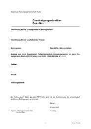 Genehmigungsschreiben Gen.-Nr.: - bei Regionale-Planung.de