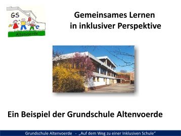 Gemeinsames Lernen in inklusiver Perspektive - Vortrag Forum 2