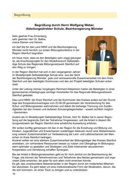 Dokumentation der Bildungskonferenz - hammerbacher