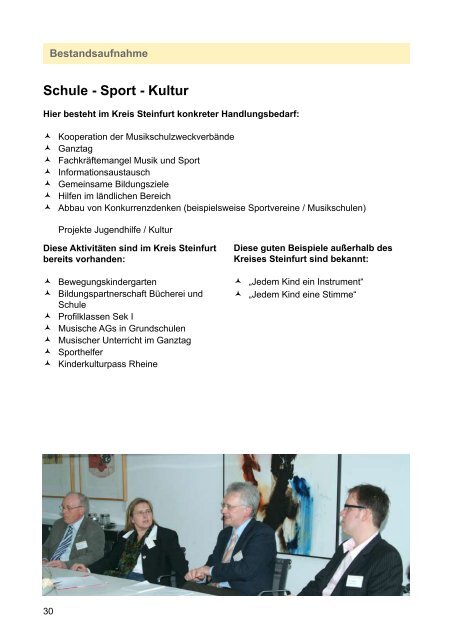 Dokumentation der Bildungskonferenz - hammerbacher