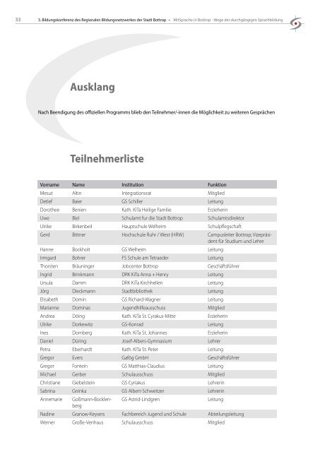 Leitlinien zur durchgÃ¤ngigen Sprachbildung in Bottrop - Regionale ...