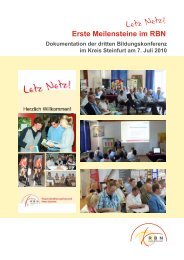 Dokumentation der dritten Bildungskonferenz im Kreis Steinfurt am 7