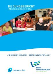 Bildungsbericht Kreis Recklinghausen 2011 - Regionale ...