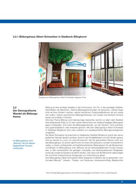 Bildungsbericht Kreis Recklinghausen 2011 - Regionale ...