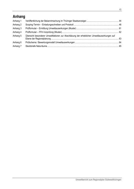 Umweltbericht (7,01 MB) - Regionale Planungsgemeinschaften in ...