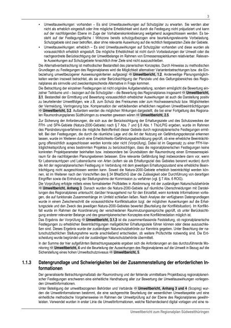 Umweltbericht (7,01 MB) - Regionale Planungsgemeinschaften in ...