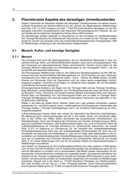 Text Umweltbericht (7,00 MB) - Regionale Planungsgemeinschaften ...