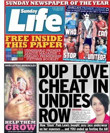 dup love cheat in undies row - Regional Press Awards