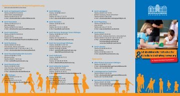 Flyer Schulsozialarbeit V2012 - Regionalverband SaarbrÃ¼cken