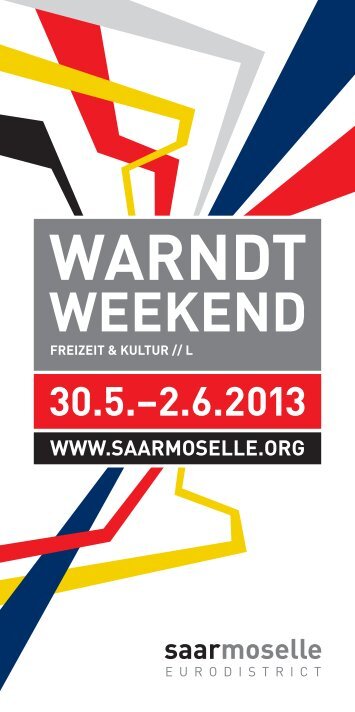 Programm Warndt Weekend deutsch. - Erlebnisbergwerk Velsen