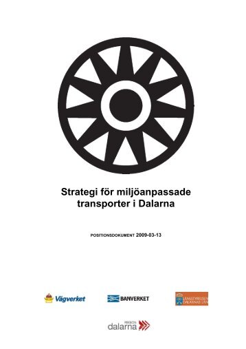 Strategi fÃ¶r miljÃ¶anpassade transporter i Dalarna - Region Dalarna