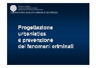 laboratorio qualitÃ  urbana e sicurezza - Regione Piemonte