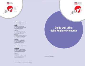 Guida agli uffici della Regione Piemonte