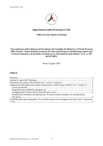 nota esplicativa - Regione Abruzzo