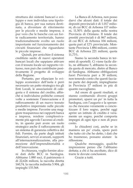 Credito - Regione Autonoma della Sardegna