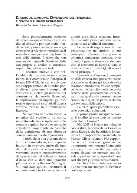 Credito - Regione Autonoma della Sardegna