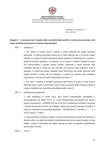 Allegato C [file.pdf] - Regione Autonoma della Sardegna