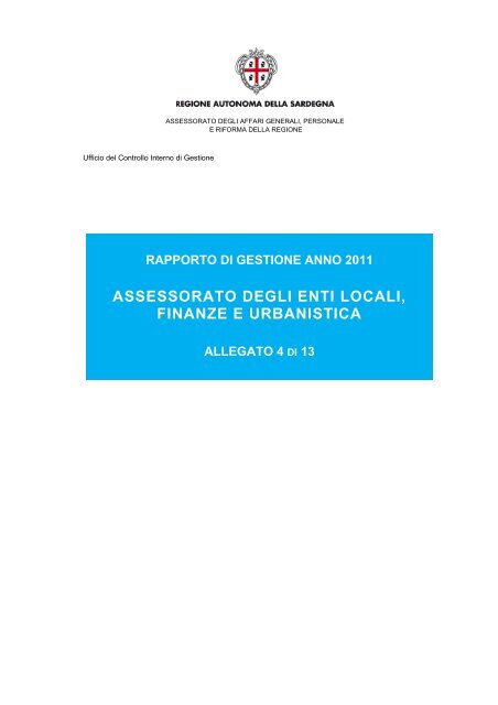 4 Enti Locali [file .pdf] - Regione Autonoma della Sardegna