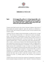 Delibera del 22 gennaio 2013, n. 3/17 [file .pdf] - Regione Autonoma ...