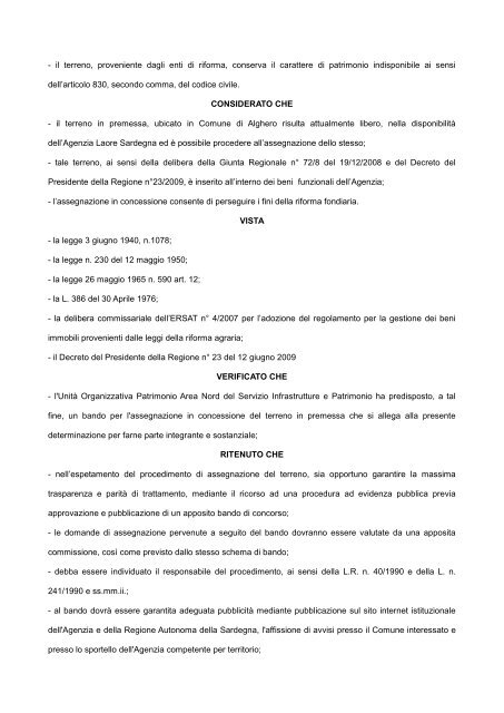 Determinazione n. 355/2013 del 18 Giugno 2013 - Regione ...