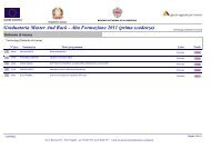 Graduatoria Master And Back - Alta Formazione 2011 - Regione ...