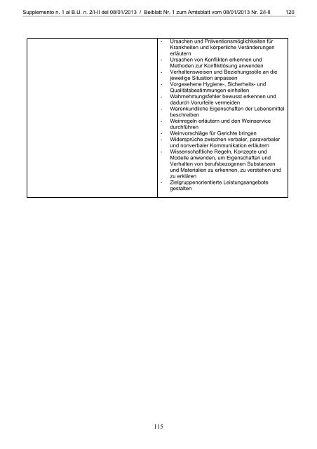 Supplemento n. 1 - Regione Autonoma Trentino Alto Adige